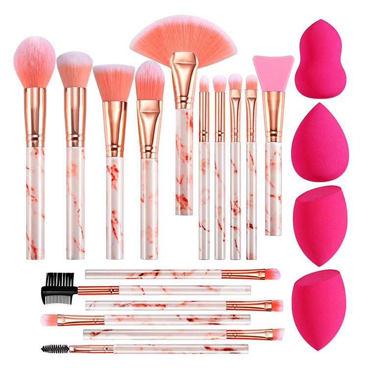 16ks štětce na make-up