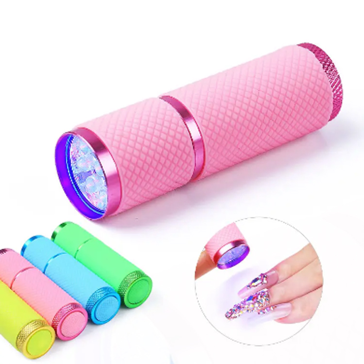 2024 Gel Curing Polish Light Fast Dryer 9 LED UV mini nehtová lampa