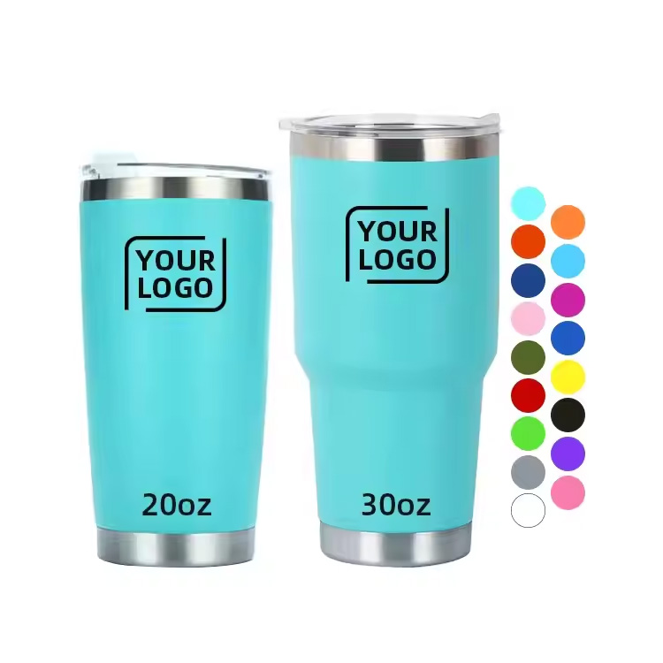 20oz 30oz dvojitá stěna vakuová izolovaná cestovní kávová hrnek