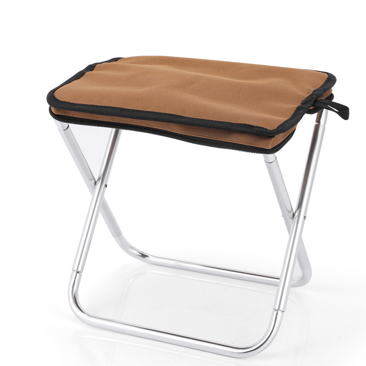 Skládací kempingová rybářská židle z uhlíkové oceli z hliníkové slitiny