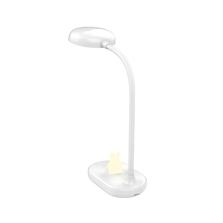 Stolní LED stolní lampa s teplým světlem u postele