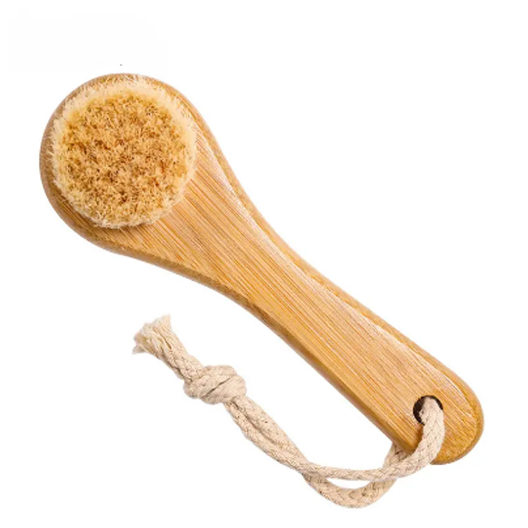 Klasická bambusová rukojeť čisticí štětec obličeje