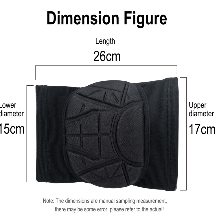 Protikolizní chrániče kolen z tlusté houby na zakázku