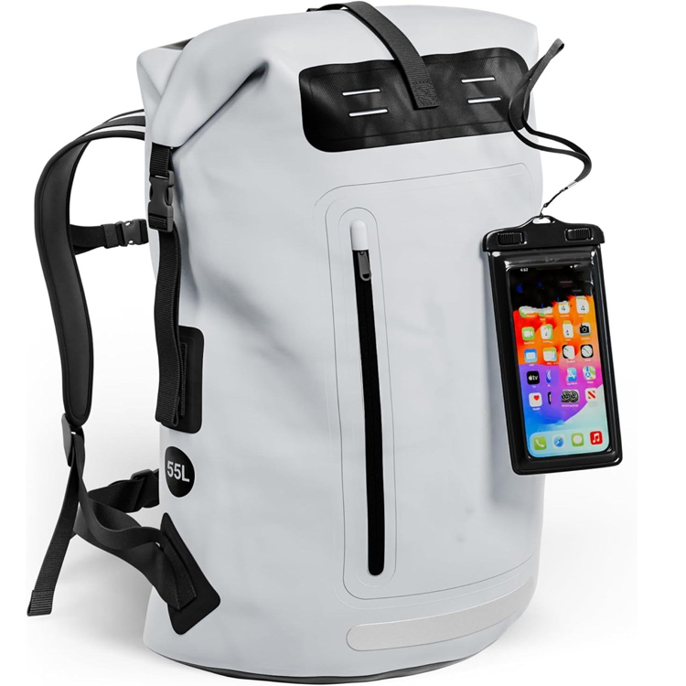 Vlastní venkovní suchý vak s rolovacím uzávěrem pro velké zatížení