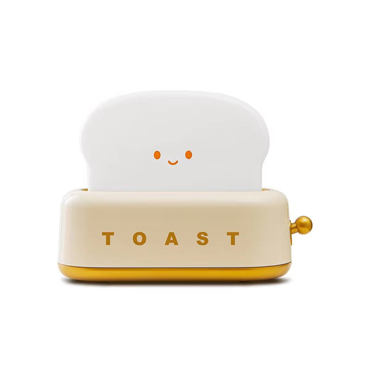 Roztomilé LED noční světlo do dětského pokoje Dekor Toast Stolní lampa