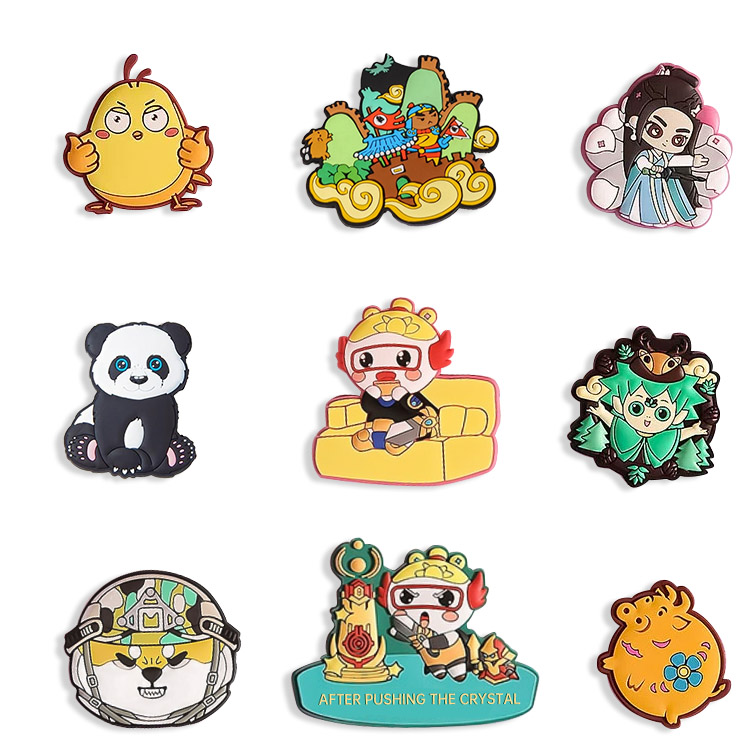 Dekorace Možnost vlastního loga Dostupné PVC magnety na lednici