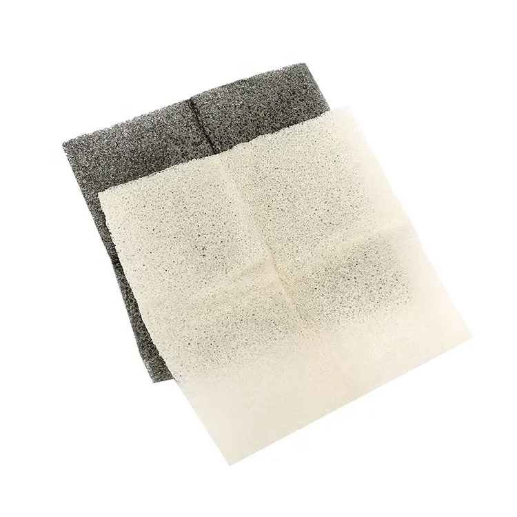 Čištění obličeje Konjac Square Square Konjac houba ručník
