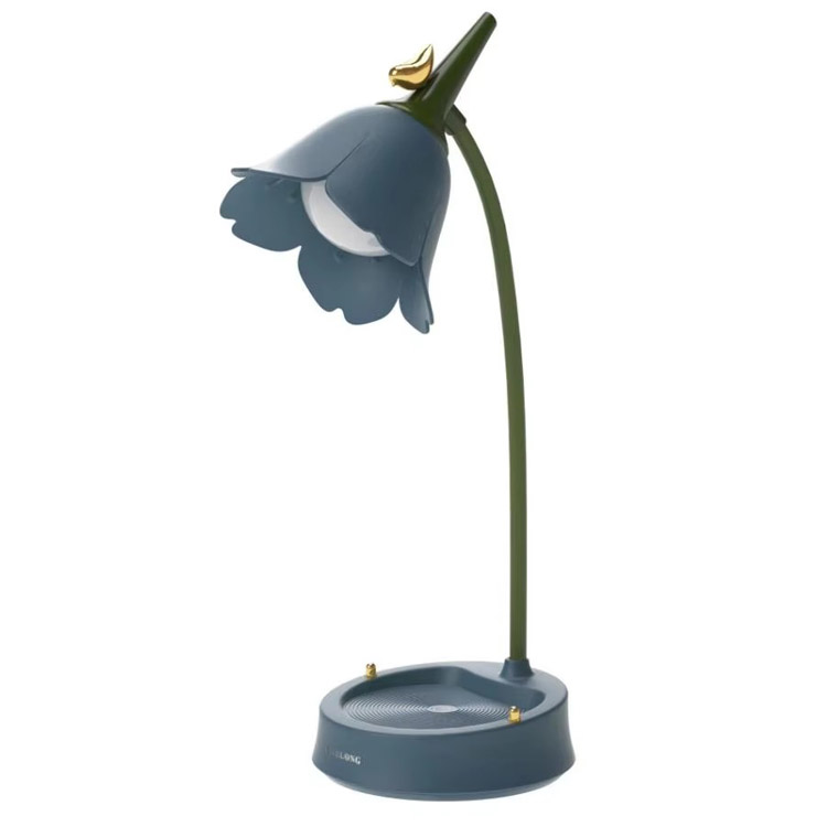 Dotyková stolní lampa na čtení ve studentské ložnici Flower LED