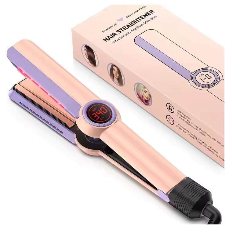 Vysoce výkonný žehlička na vlasy Široká žehlička