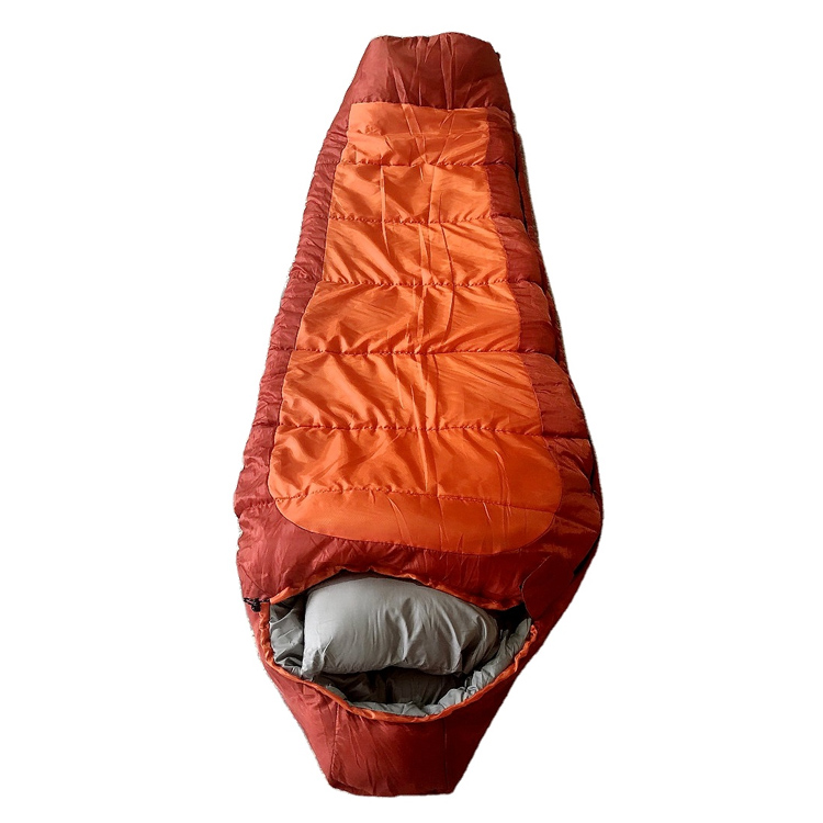 Horký výprodej dospělý mumiový spací pytel s polštářem na turistiku