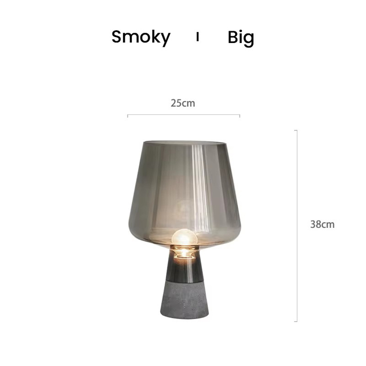 Hot-selling Cement Industrial Smoky Mushroom Stolní lampa