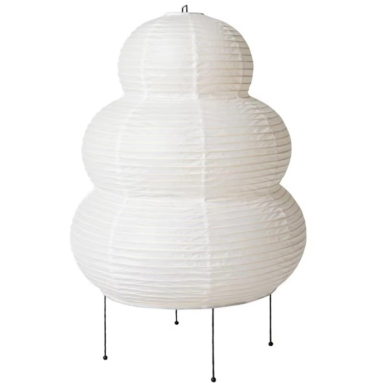Japonský obývací pokoj Ložnice Hotelová LED papírová stolní lampa