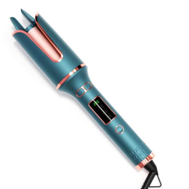 LCD automatické ohřívač keramické hedvábné přenosný curling Iron Electric