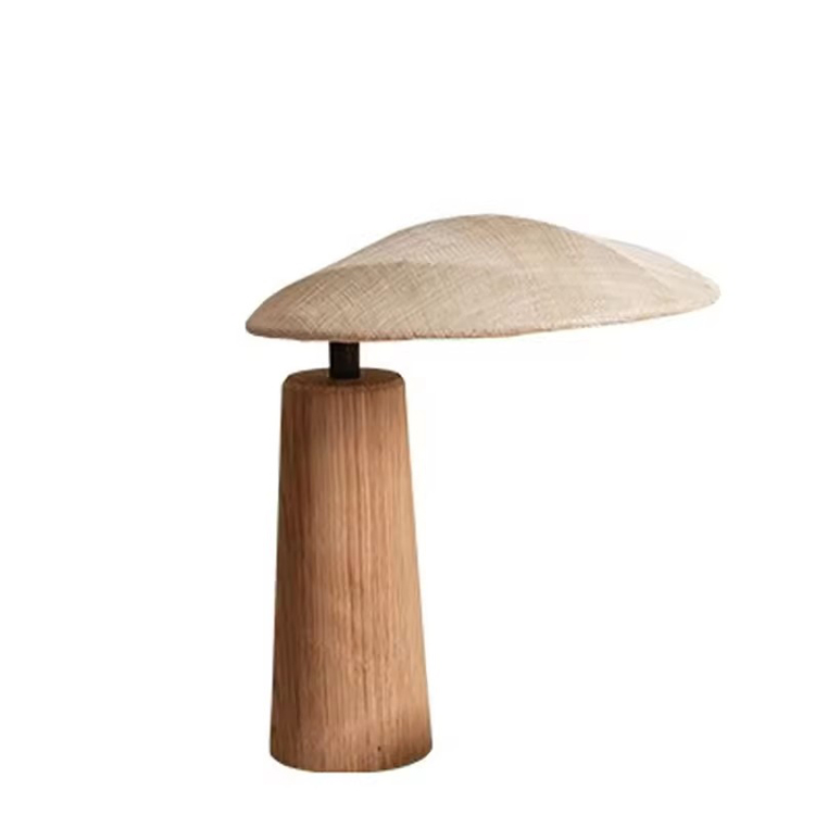 Luxusní hotelová dekorace Kreativní stolní lampa moderního umění ze dřeva