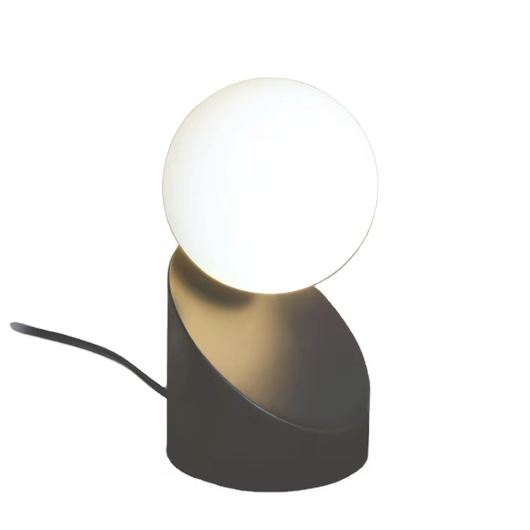 Luxusní USB dobíjecí zlatá domácí hotelová stolní lampa