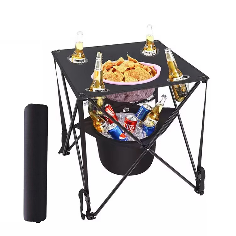 Moderní přenosný železný skládací stůl pro venkovní domácí bar