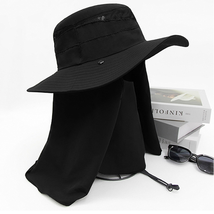 Multifunkční venkovní letní chladící kýblový klobouk rychleschnoucí