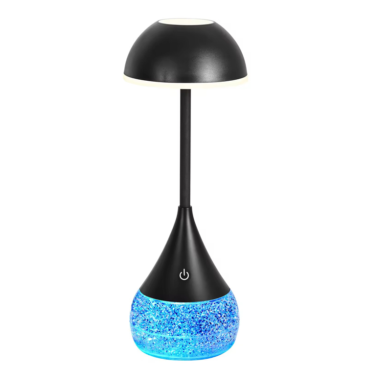 Nově designová moderní dotyková barevná tekutá stolní lampa s dotykovým stmívačem