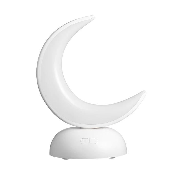 Noční světlo LED teplá bílá dvoubarevná stolní lampa Moon
