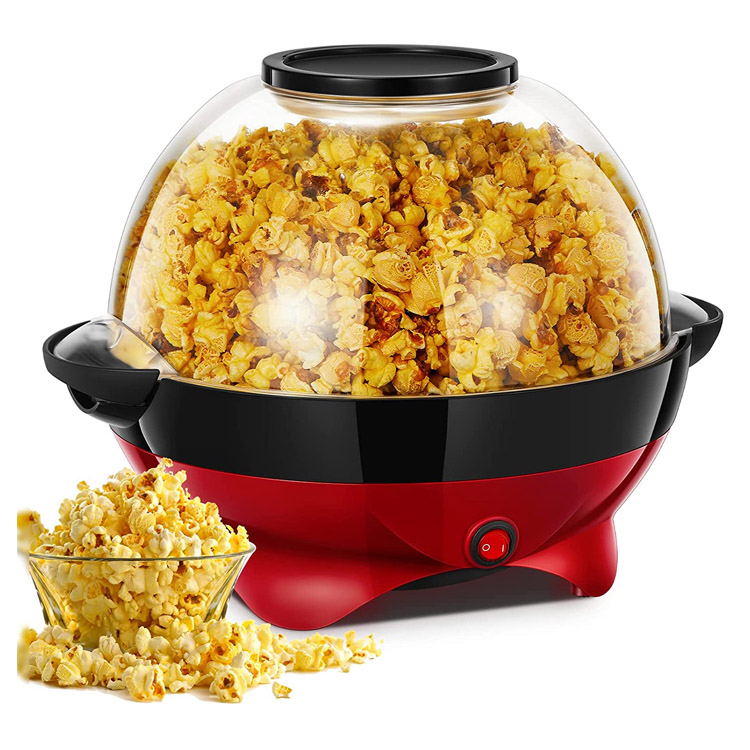 Nepřilnavý domácí mini elektrický stroj na výrobu popcornu