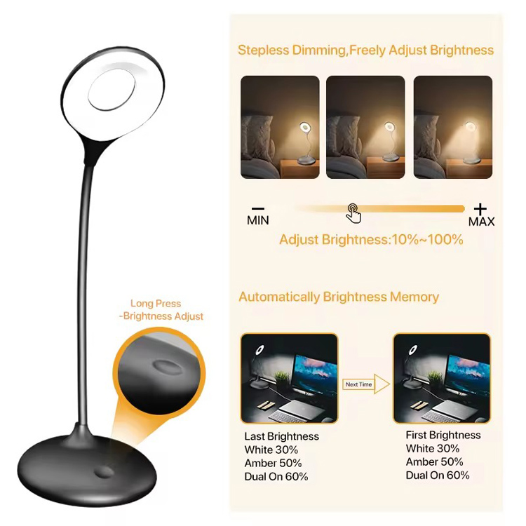 Nordic Modern nastavitelný LED kancelářský stůl Jednoduchá stolní lampa