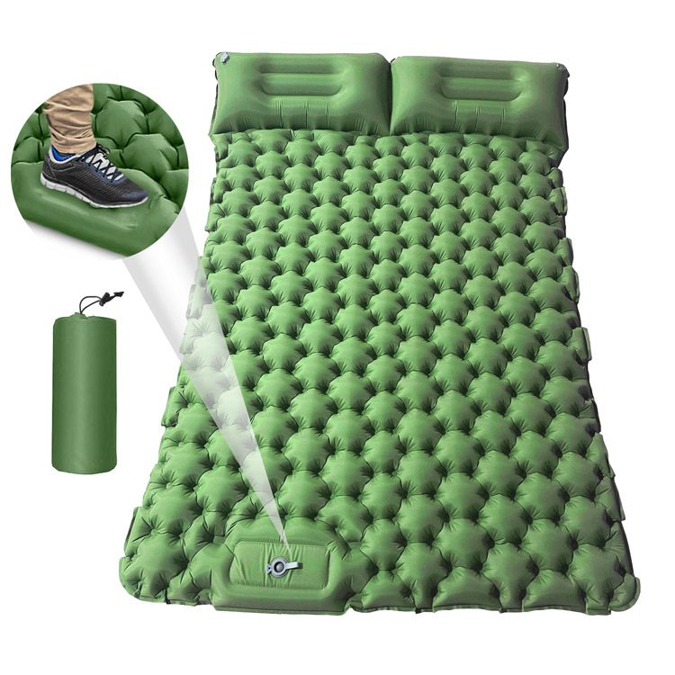 Venkovní přenosná dvojitá kempingová matrace o tloušťce 10 cm
