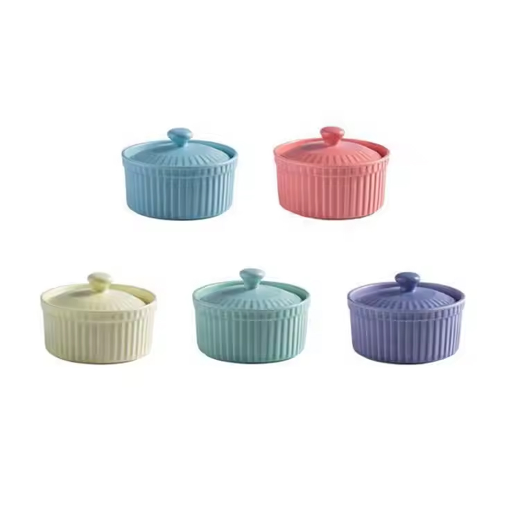 Trouba bezpečná personalizovaná krásný kulatý sutrk ramekin misky