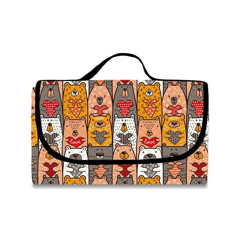 Piknikový koberec Roll up přenosná venkovní kempingová podložka na piknik