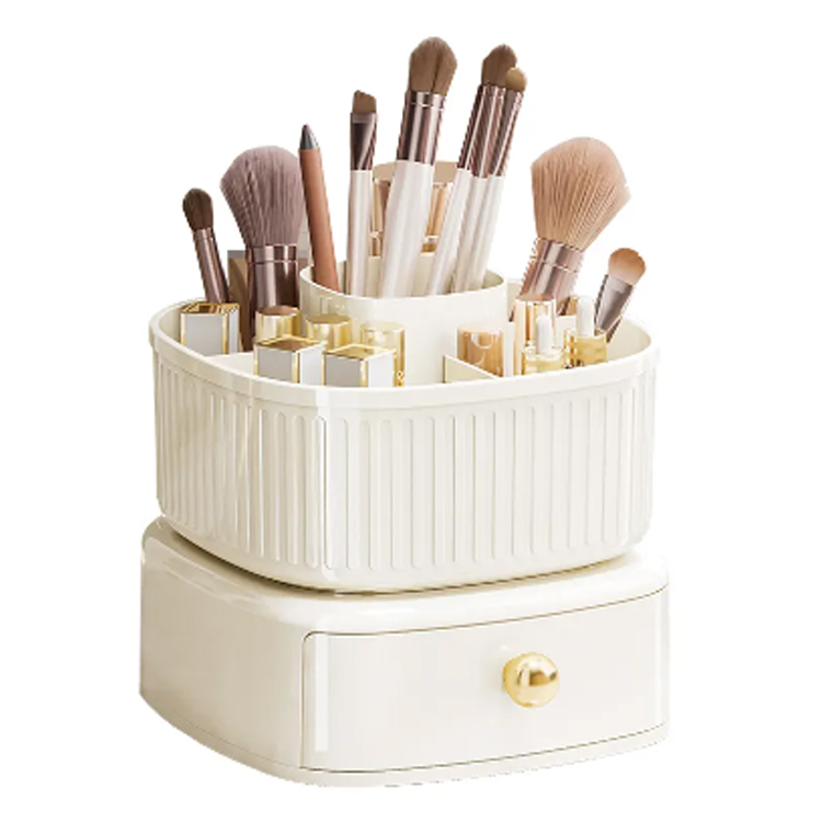 Čtvercová zásuvka llipstick make -up otočné úložné box