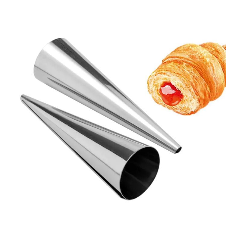 Nerezová ocel dánský chléb croissant plísní pečení kužely