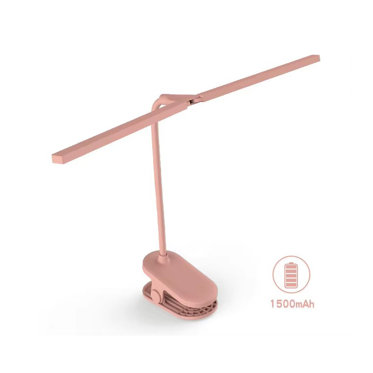 Plynule stmívací flexibilní skládací stolní lampa z lehkého kovu