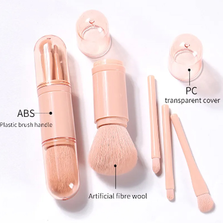 Cestovní make -up štětce sada vegan vysoce kvalitní make -up štětce sada