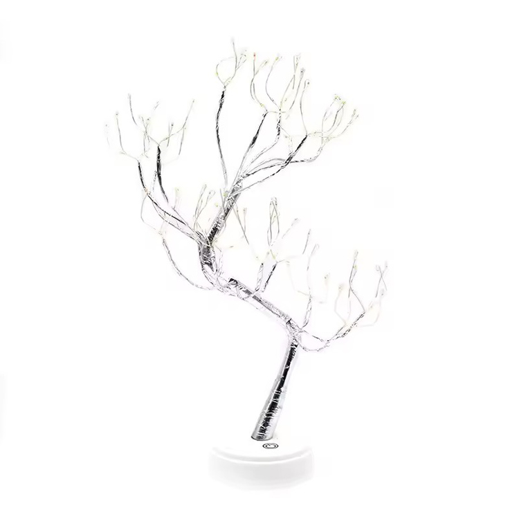 Usb baterie LED drátová perlová vnitřní dekorativní stolní lampa na strom