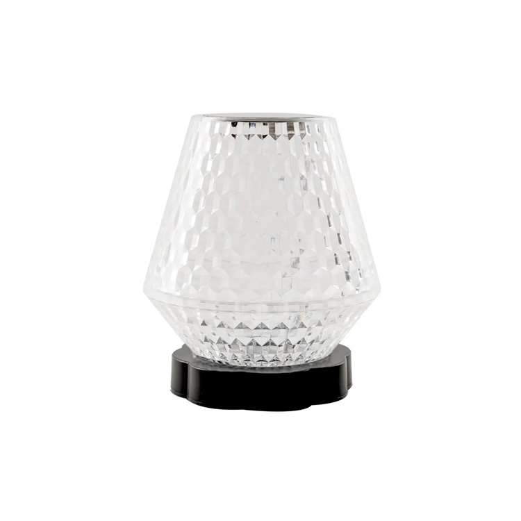 Stolní lampa USB LED ve tvaru sklenice na víno Crystal Atmosphere Stolní lampa
