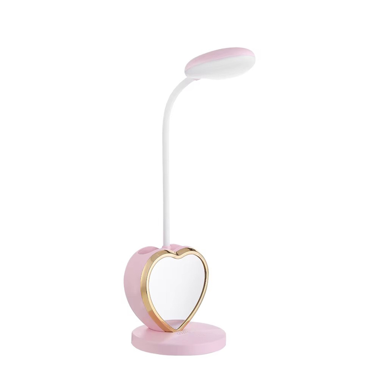 USB dobíjecí dotyková make-upová zrcadlová stolní lampa lásky