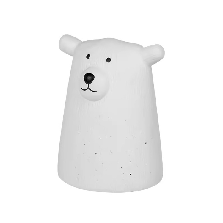 Velkoobchodní osvětlení obývacího pokoje Keramická stolní lampa Bear