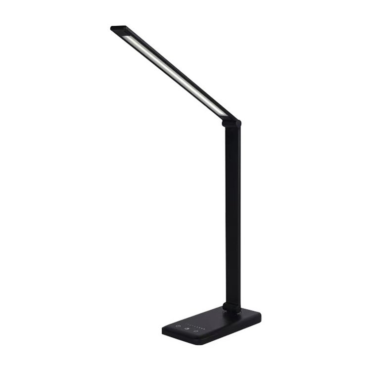 Stolní lampa s bezdrátovou nabíječkou Stmívatelná stolní lampa příjemná pro oči