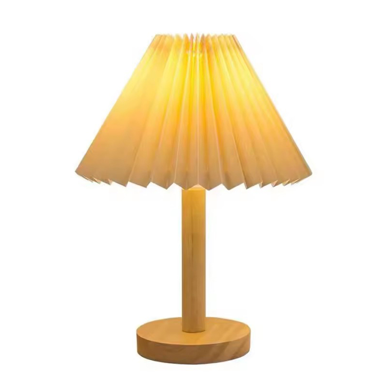 Dřevěná stolní lampa Stolní lampa Domácí dekorace Malá stolní lampa